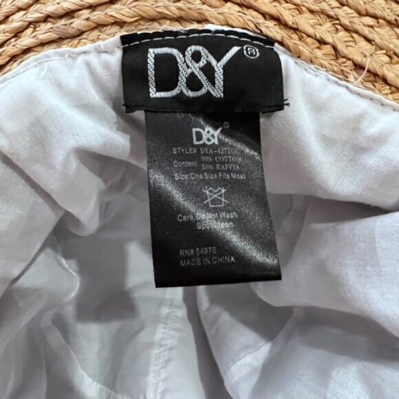 Summer Bucket Hat Natural Raffia Cotton‎ Lined Beach Travel Cruise Garden Farm - Picture 8 of 10